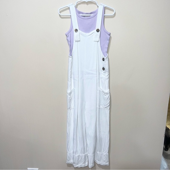 New Habitual Kid ultra soft overalls and tank set - Picture 1 of 6